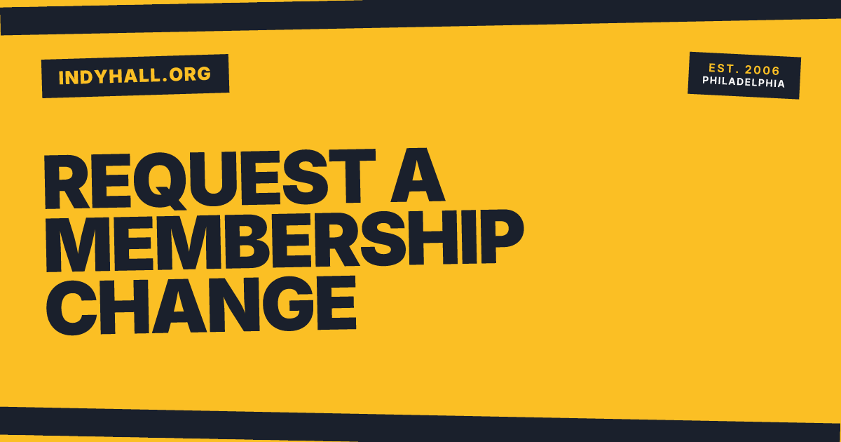 Request a Membership Change